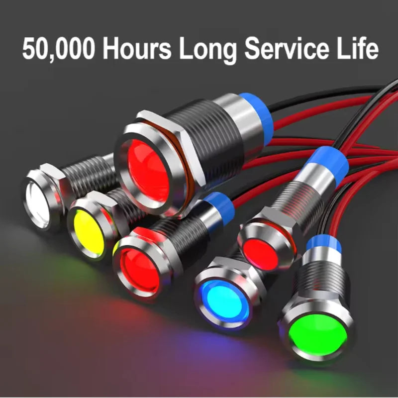 Mini LED Indicator Light 6mm – Waterproof Panel Signal Lamp
