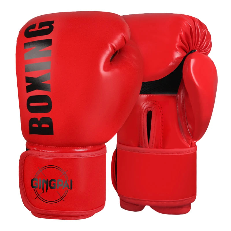 Boxing Gloves 6–12oz MMA Muay Thai Training Gloves Men Women Professional Fight Sandbag Gloves