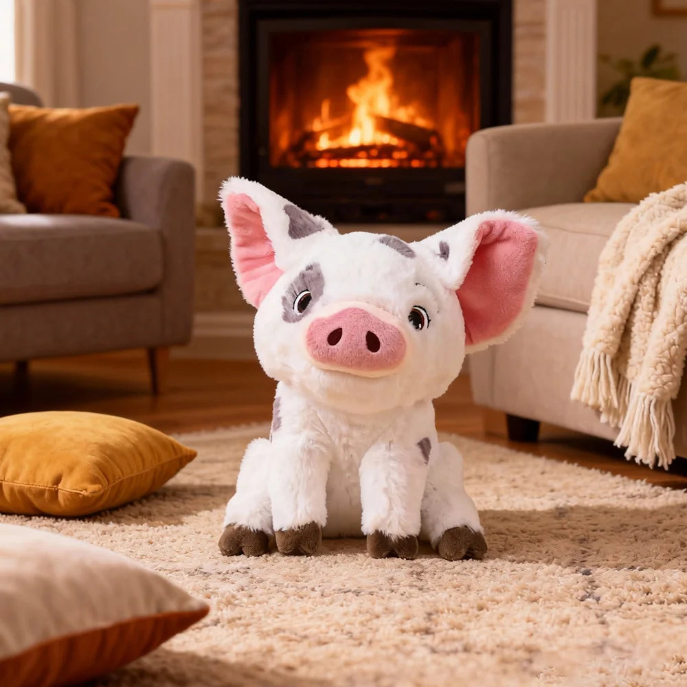 Moana Inspired Pig and Rooster Plush Toy Cute Stuffed Animal for Kids Sleep Companion
