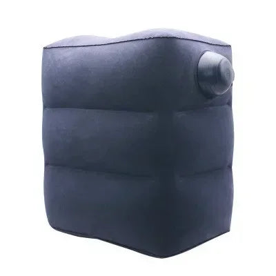 Inflatable Travel Footrest Pillow for Airplane Car Bus