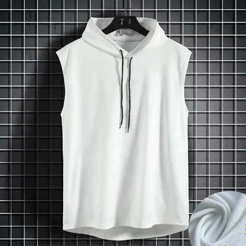 Men Cotton O-Neck Solid T Shirt Casual Stretch Summer Streetwear Tee