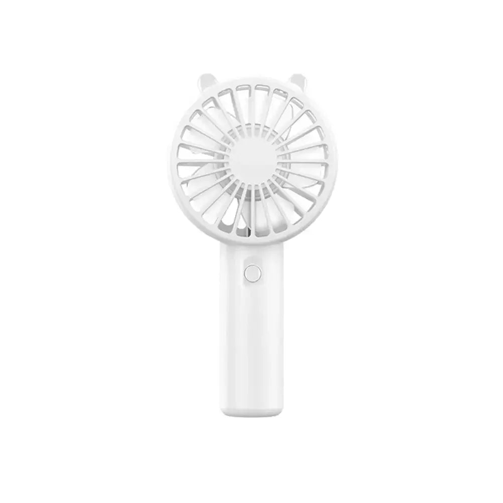 Portable USB Rechargeable Handheld Fan Mini Cooling Fan Quiet Desk Eyelash Fan