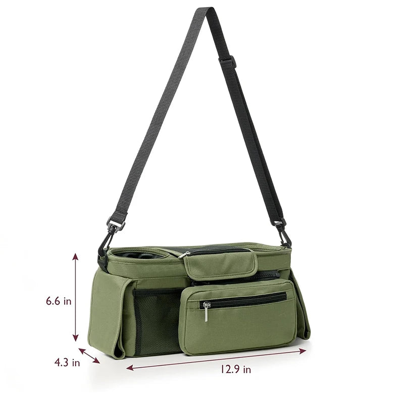 Baby Stroller Organizer Bag Large Capacity Hanging Diaper Bag