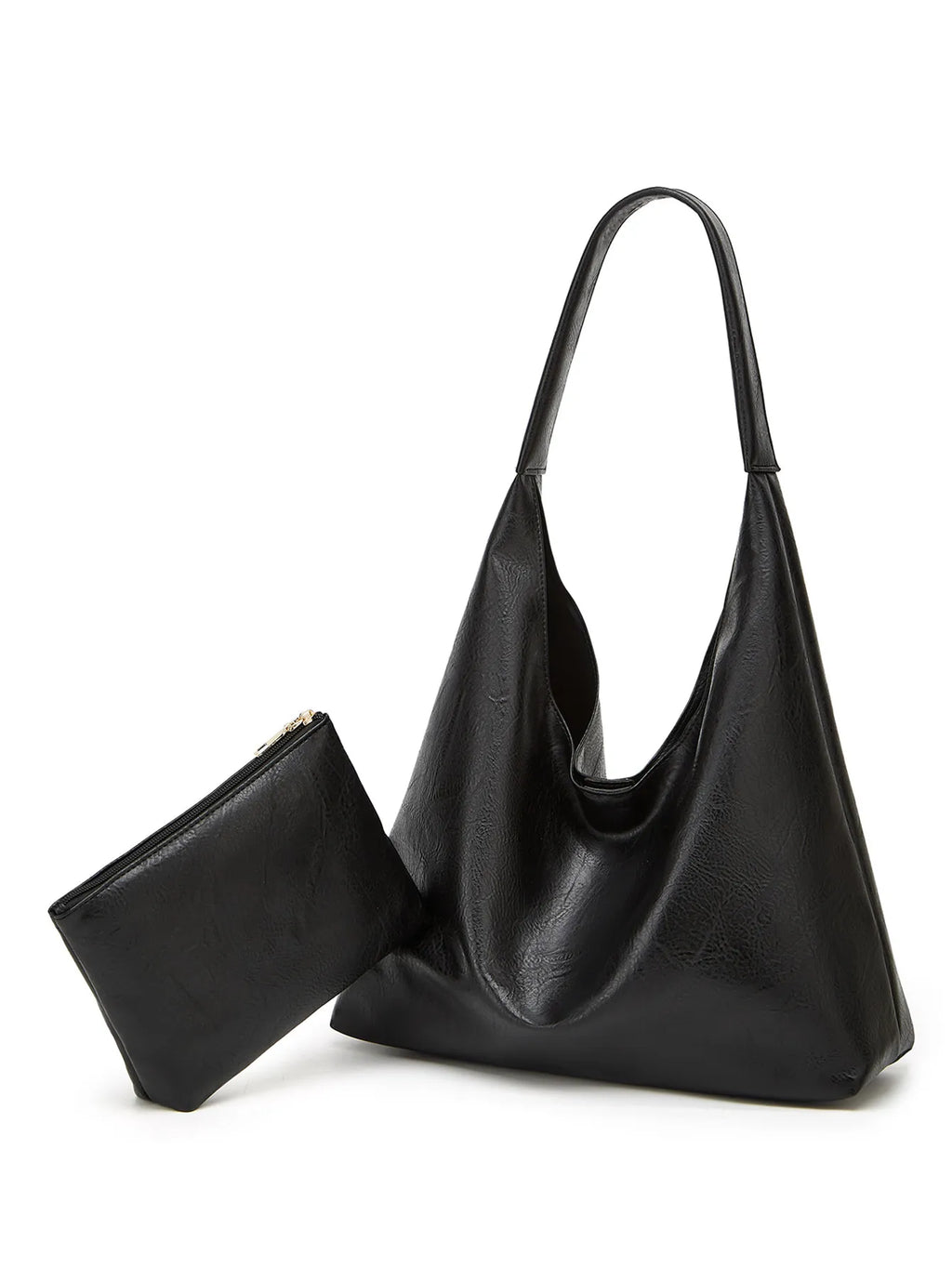 Women Retro Tote Bag Large Capacity Simple Shoulder Handbag Daily Use