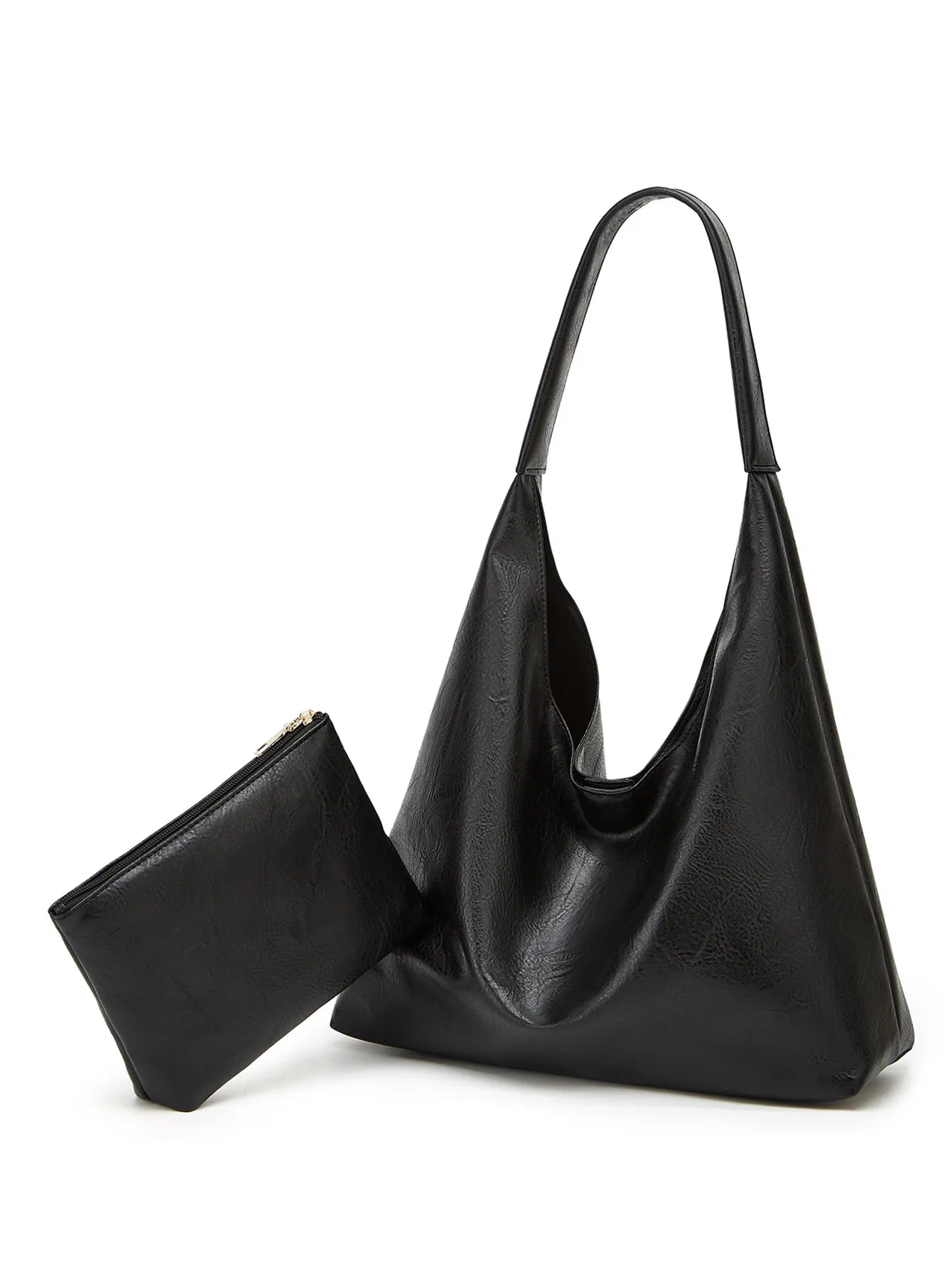 Women Retro Tote Bag Large Capacity Simple Shoulder Handbag Daily Use