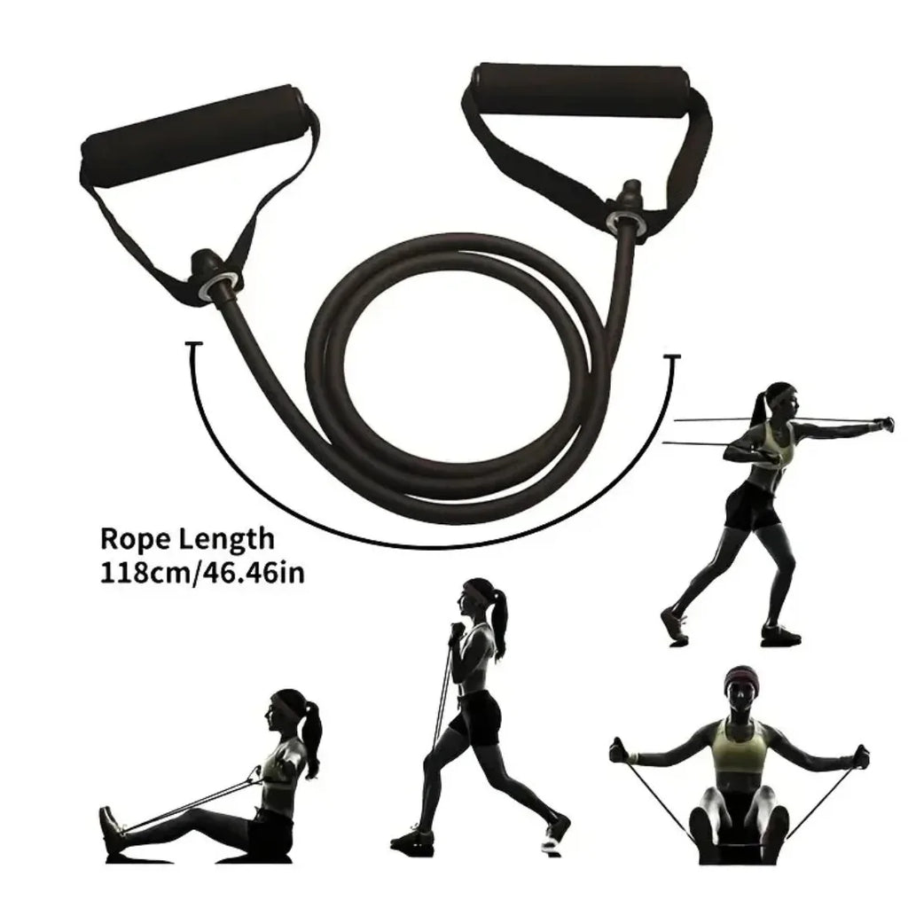 Resistance Bands Set with Handles Home Gym Strength Training Equipment