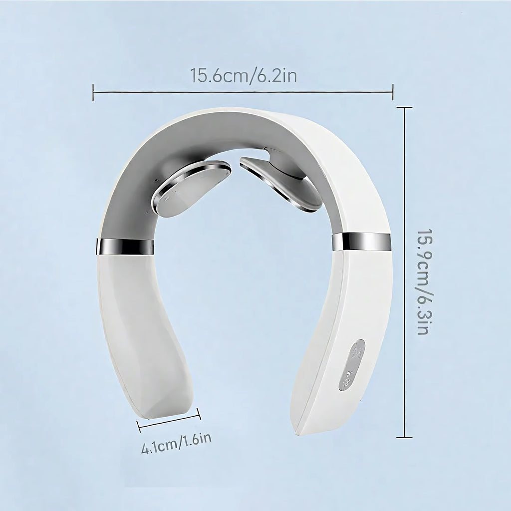 Portable Neck Massager Electric Cervical Spine Massager Shoulder Pain Relief EMS Neck Massage Device