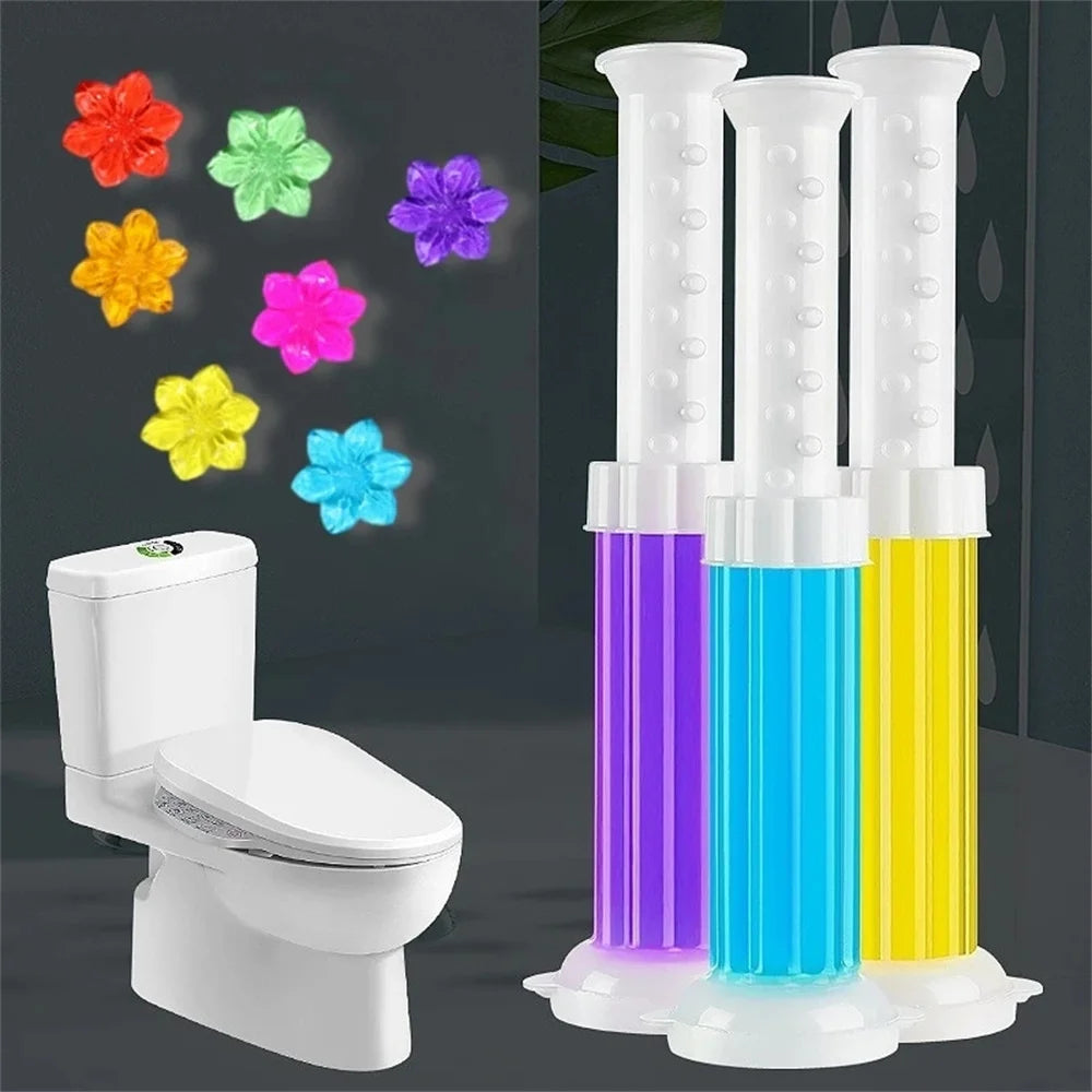Flower Aroma Toilet Cleaning Gel Deodorant Cleaner