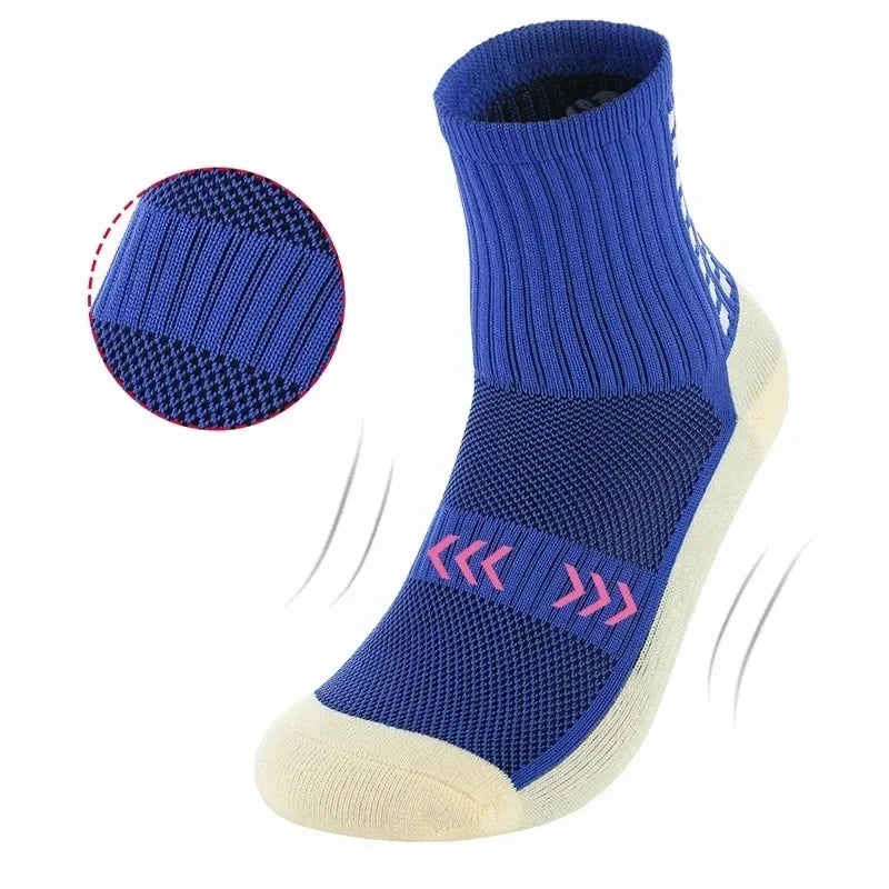 Anti Slip Football Grip Socks Silicone Bottom Breathable Sports Running Cycling Training Socks Men Women