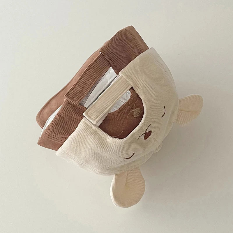 Baby Bear Ears Cotton Baseball Cap Sun Hat