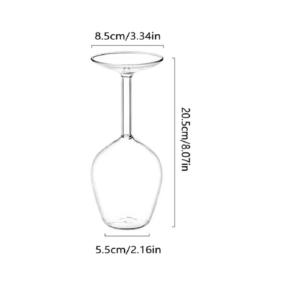 13.5oz Inverted Wine Glass Cocktail Spirits Glass for Home Bar Restaurant