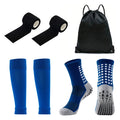 Non Slip Football Socks Drawstring Bag Set Sports Running Basketball Socks Men Women