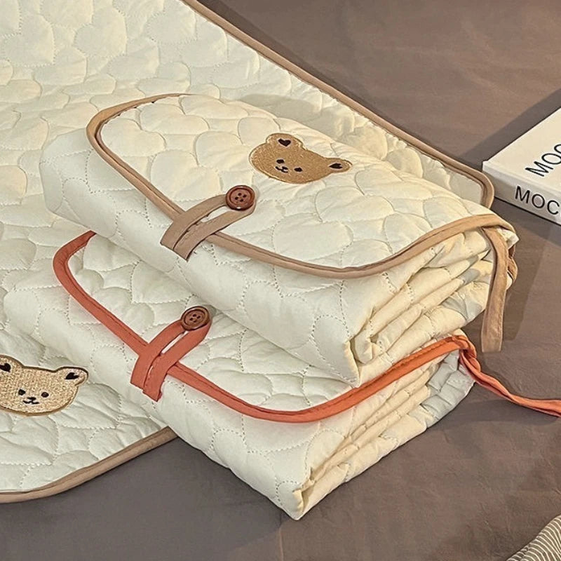 Foldable Baby Diaper Changing Pad Waterproof Travel Nappy Mat for Newborns