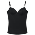 Women Burgundy Corset Camisole Top Sleeveless Backless Elegant Summer Bustier Tank
