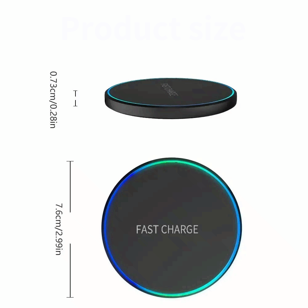 Wireless Charging Pad Fast Charging Dock Station Phone Pad Watch Earphones
