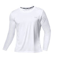 Men Ice Silk Long Sleeve Shirt Quick Dry Sun Protection Running Sports Top