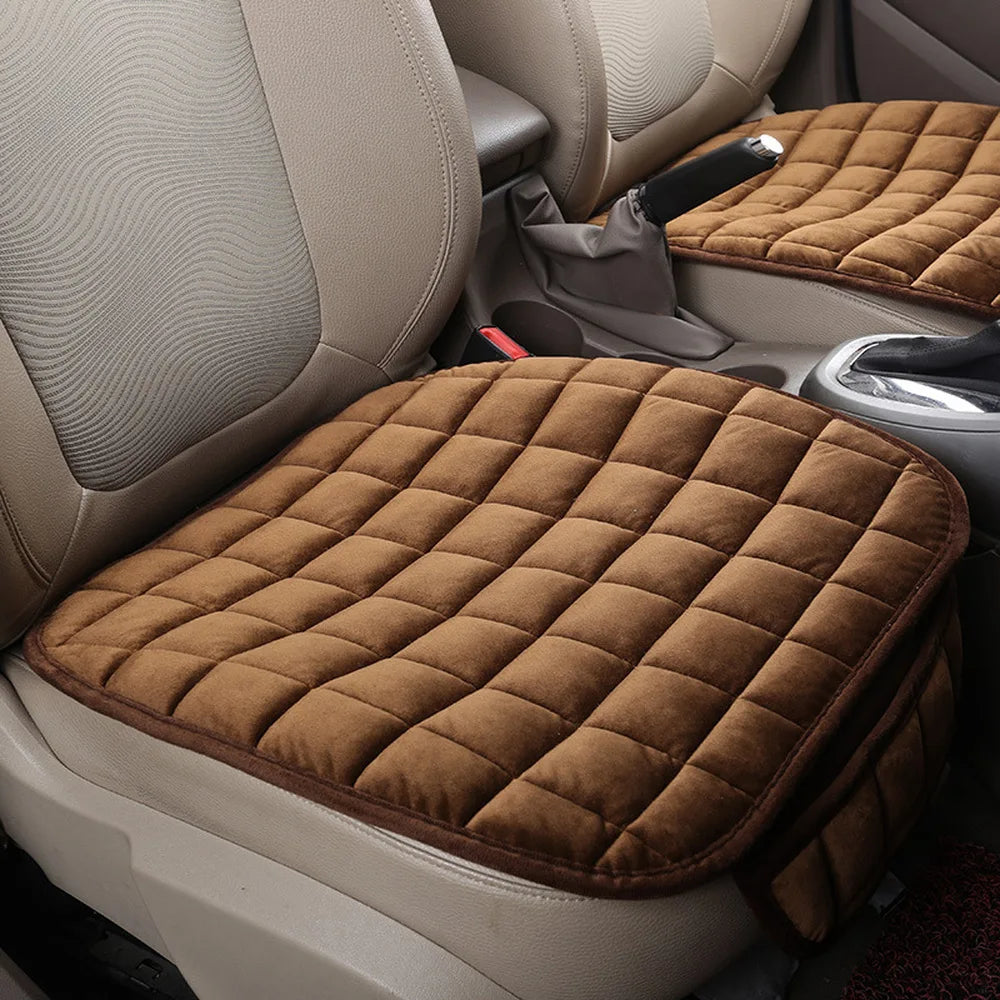 Winter Car Seat Cover Cushion Anti Slip Warm Breathable Front Seat Protector