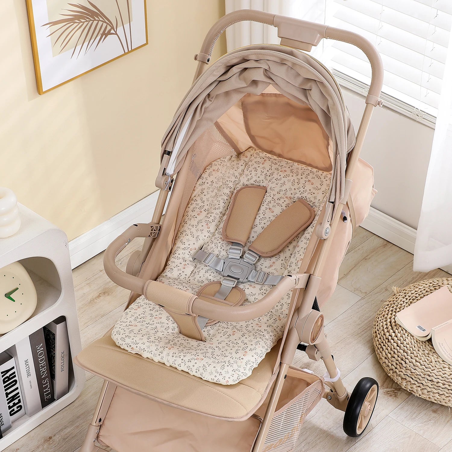 Baby Stroller Seat Cushion Soft Mattress for Pushchair Car Seat