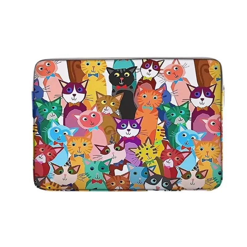 Cartoon Cat Laptop Bag 14 Inch Briefcase Sleeve
