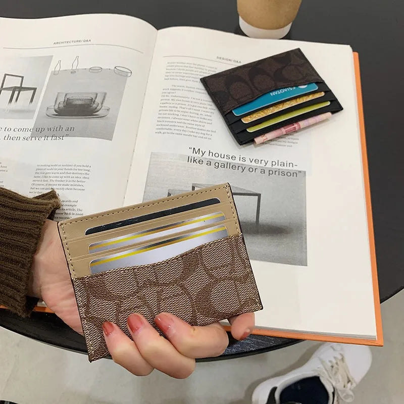 Women PU Leather Wallet Multi Function Card Holder Small Coin Purse