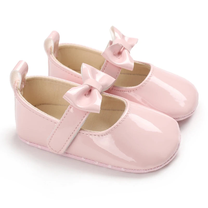 Baby Girl Pink Flat Shoes Soft Sole Lightweight Walking Shoes