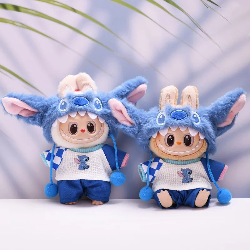 17cm Plush Doll Clothes Outfit Set