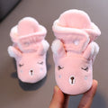 Baby Boys Girls Cute Cartoon Winter Booties Warm Non Slip First Walker Shoes