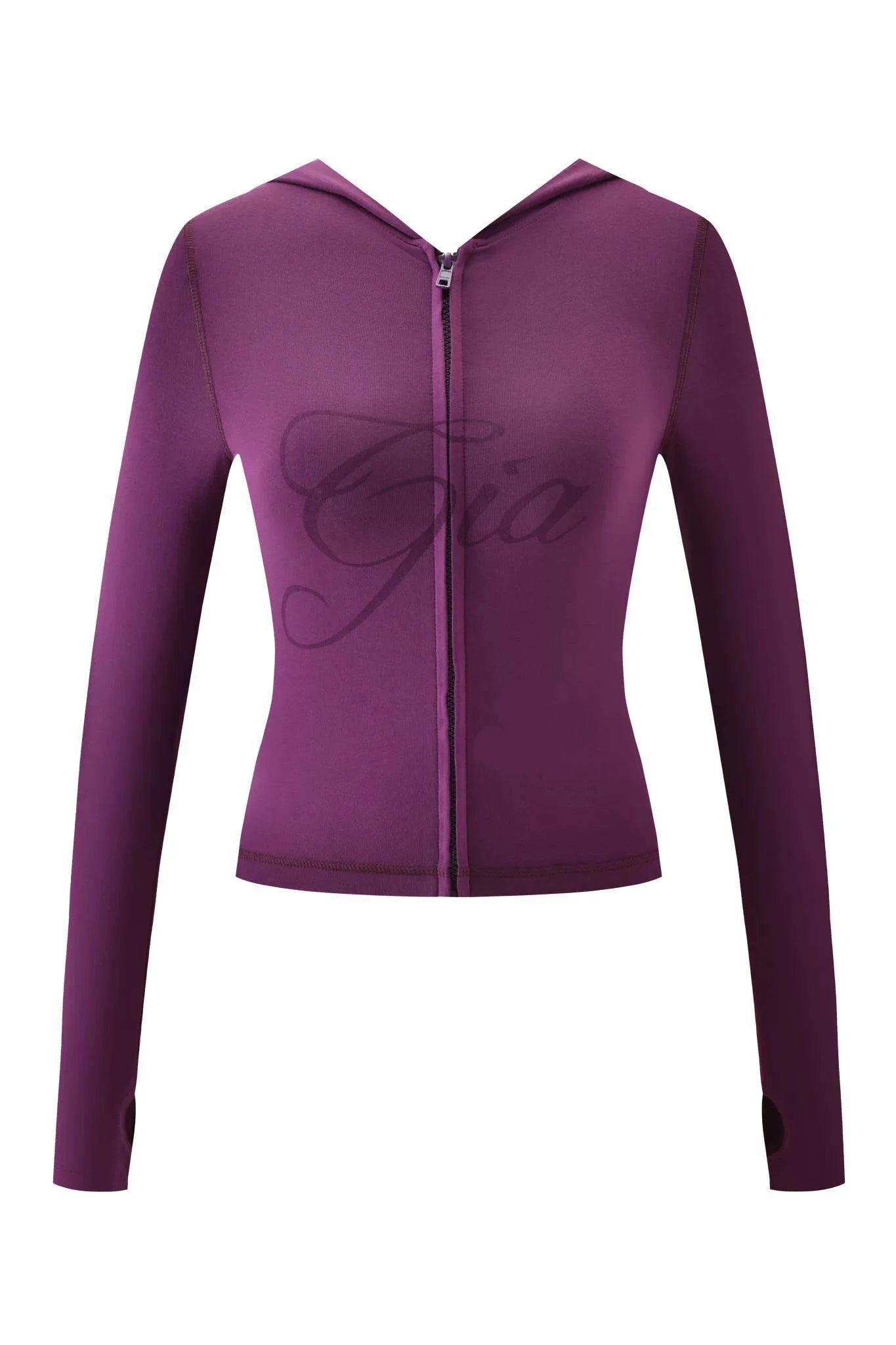 Women Zip Up Long Sleeve Spring Top with Low Waist Flared Pants Two Piece Outfit