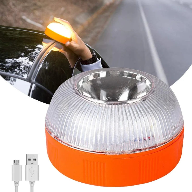 Car Emergency Beacon Light USB Rechargeable