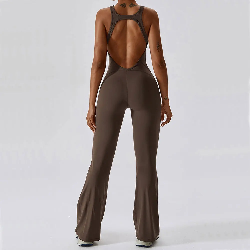 Seamless Yoga Jumpsuit Women One Piece Bodysuit Butt Lift Fitness Activewear
