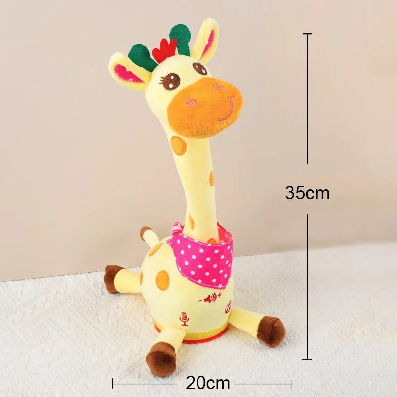 Talking Dancing Giraffe Toy with Songs and Lights