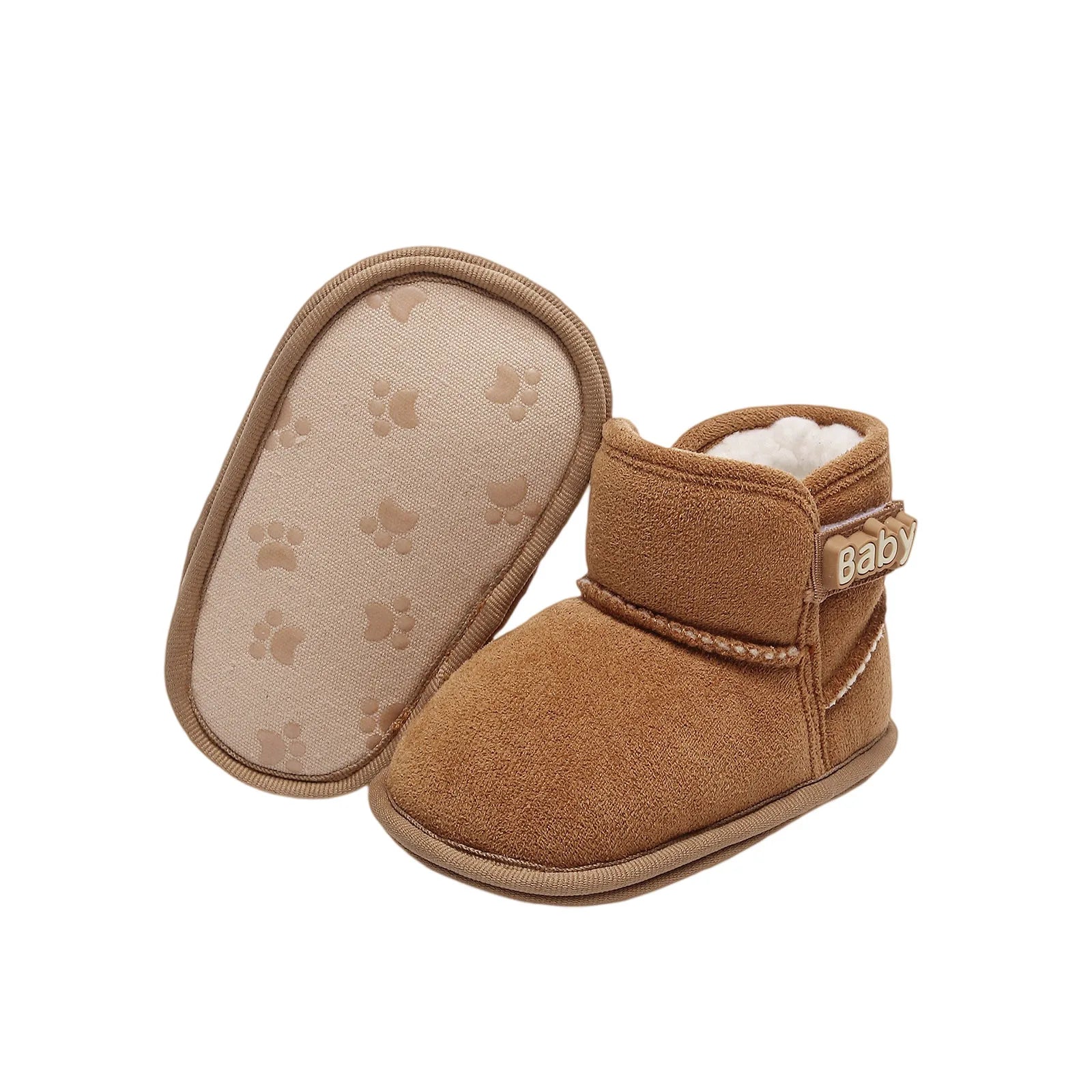Baby Winter Ankle Boots Non Slip Warm Fleece Shoes