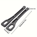 Car Seat Gap Filler Organizer PU Waterproof Storage Strip with Dual Slots