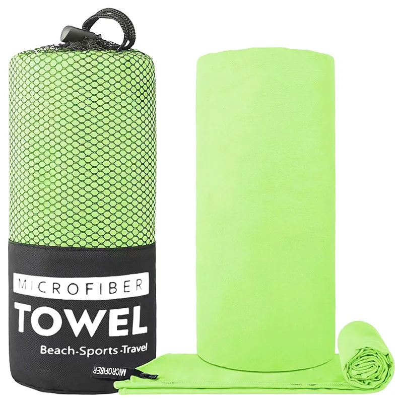 Quick Dry Microfiber Beach Towel Travel Hiking Gym Swimming Camping