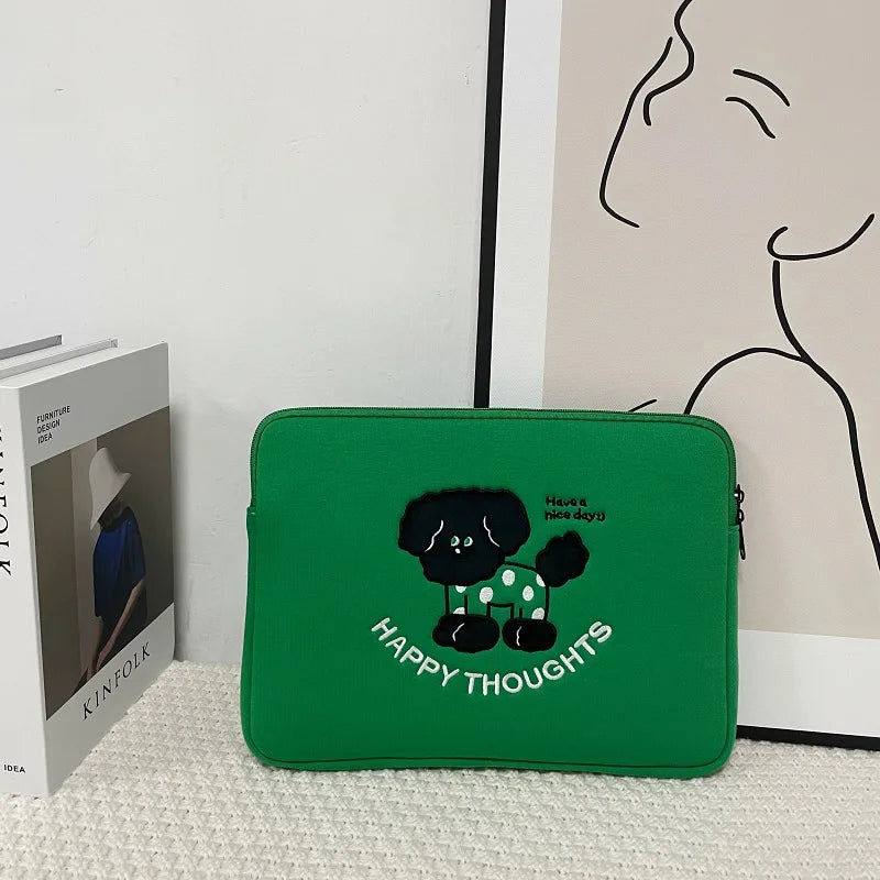 Cute Laptop Sleeve Case 13-16 Inch MacBook Air Pro Shockproof Protective Bag