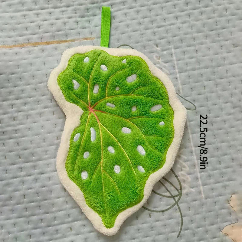Super Absorbent Hand Towel Kitchen Bathroom Hanging Cleaning Cloth Handkerchief