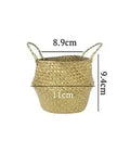 Seagrass Rattan Hanging Basket Flowerpot Laundry Storage