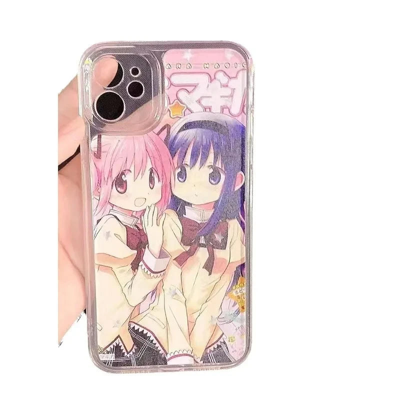 Japanese Minimalist Girls iPhone Case
