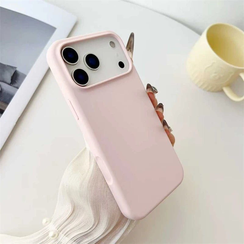 Slim Liquid Silicone MagSafe Magnetic iPhone Case