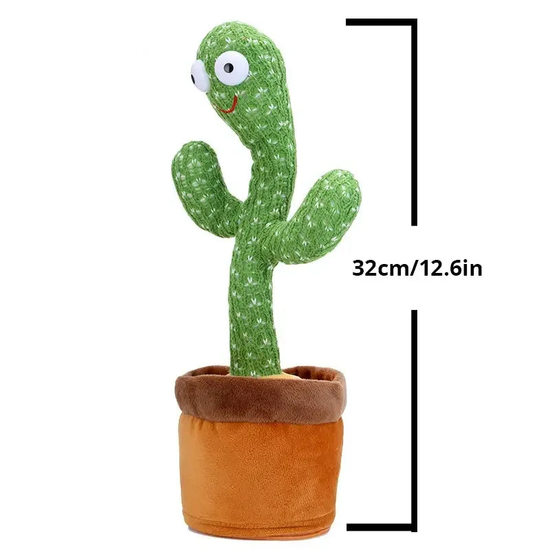 Talking Dancing Cactus Plush Toy with Music
