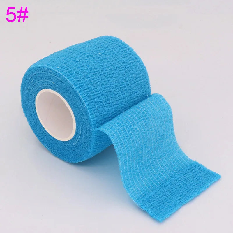 Self Adhesive Elastic Sports Wrap Tape Colorful 4.8m Knee Finger Ankle Support Bandage