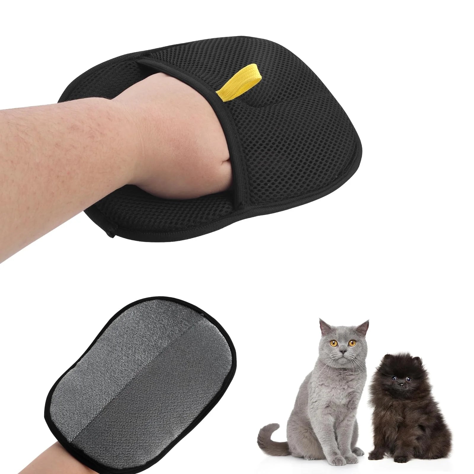 Pet Hair Remover Glove – Reusable Fur Removal Mitt for Cats & Dogs
