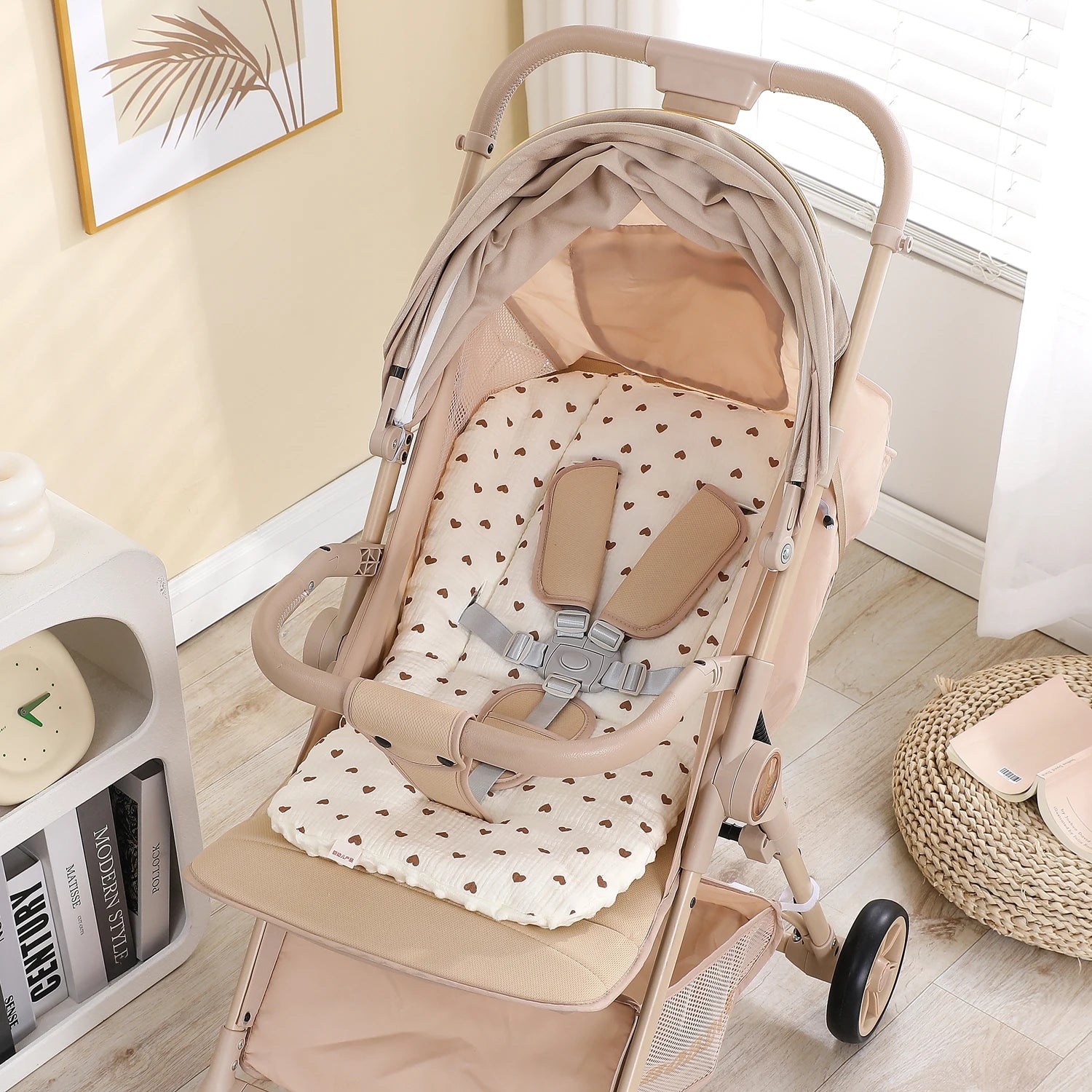 Baby Stroller Seat Cushion Soft Mattress for Pushchair Car Seat