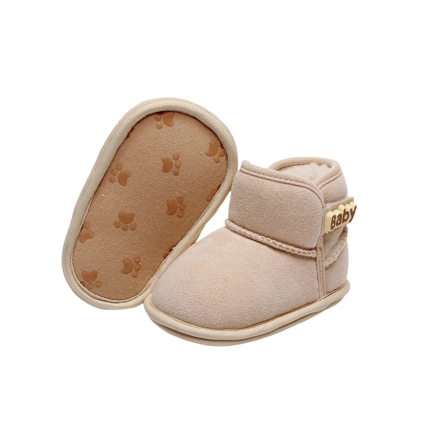 Baby Winter Ankle Boots Non Slip Warm Fleece Shoes