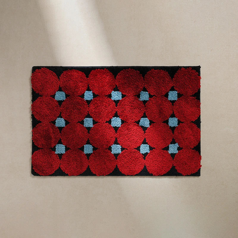 Vintage Style Bathroom Floor Mat Absorbent Anti Slip Toilet Carpet Rug
