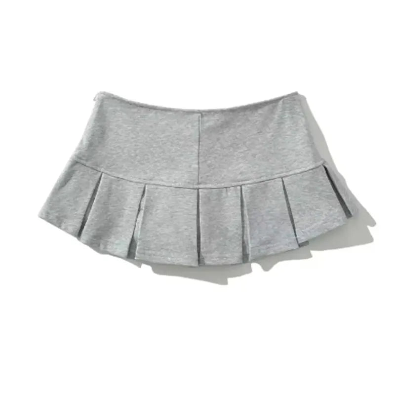 Women Y2K Pleated Mini Skirt Casual Skort