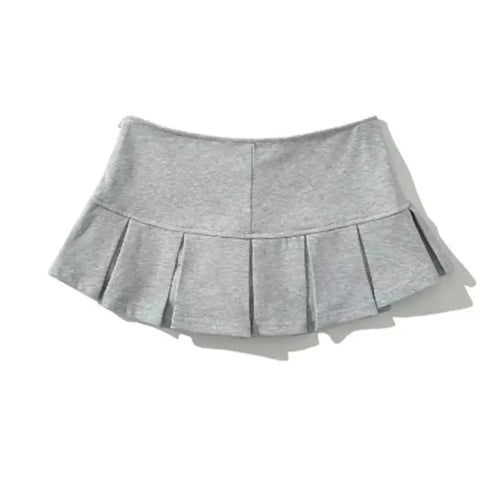 Women Y2K Pleated Mini Skirt Casual Skort