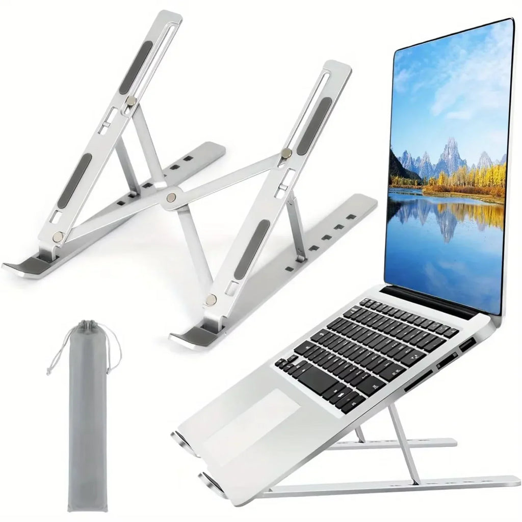 Foldable Laptop Stand Adjustable Ergonomic Cooling Notebook Holder