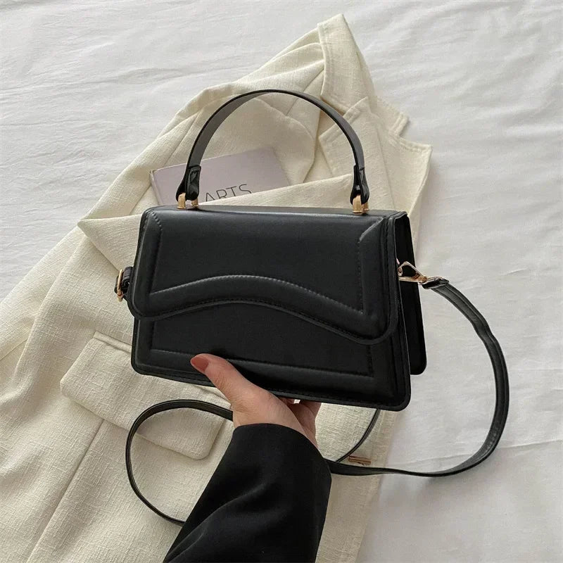 Women PU Leather Crossbody Handbag Small Shoulder Messenger Bag