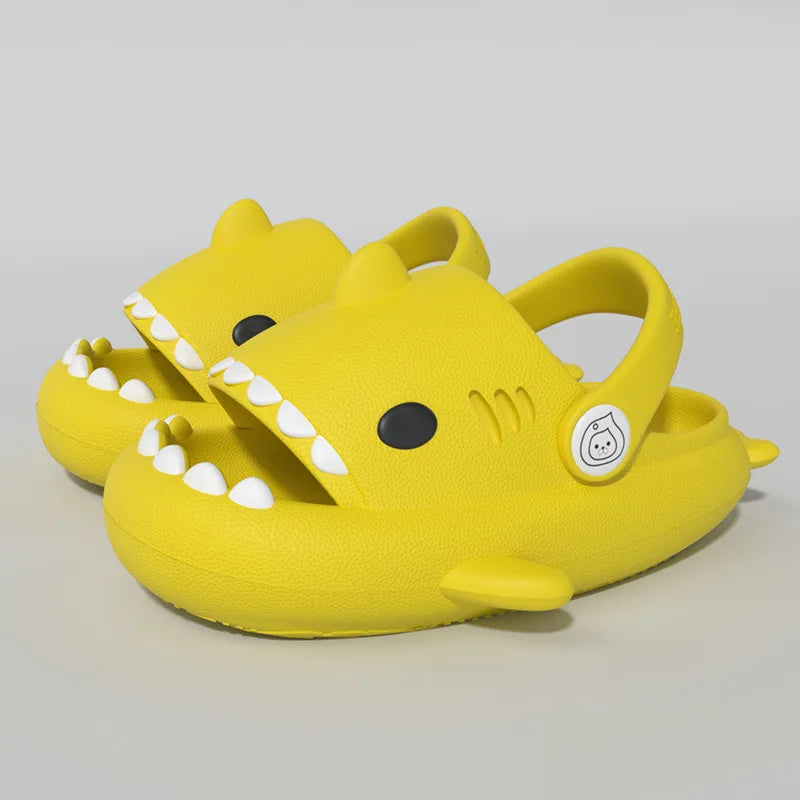 Kids Shark Summer Sandals Non Slip Soft Sole Slippers